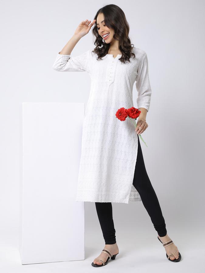 Women Cotton Elasticated Waist Full Length Solid Leggings