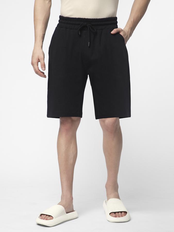 Boys Cotton Regular Fit Drawstring Clean Hem Shorts