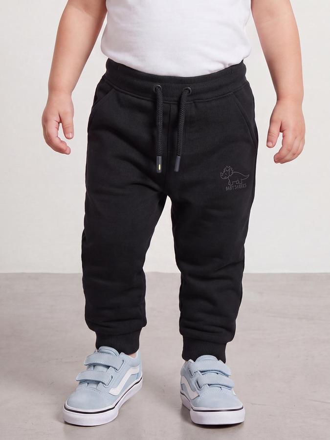 R&B Boys Navy Blue Graphic Print Elasticated waist Jogger Pant 