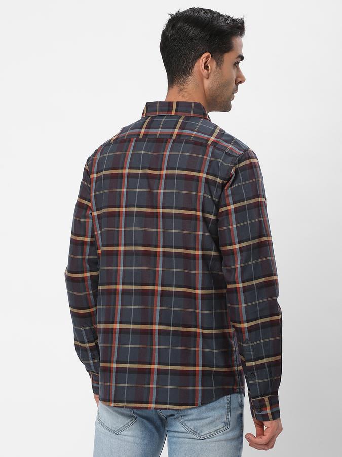 R&B Men's Checked Casual Shirt image number 2