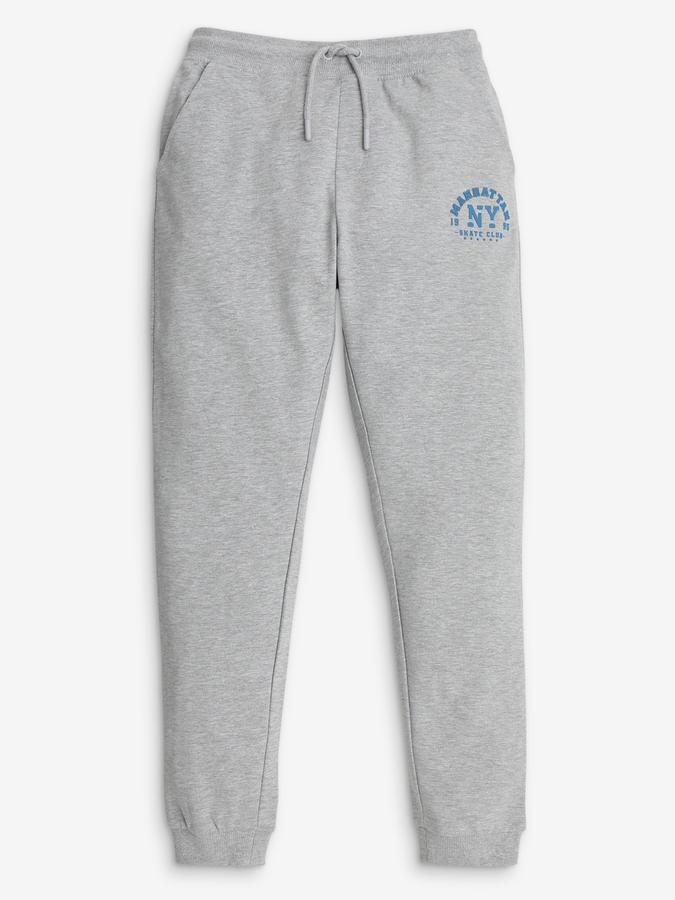Boys Mid-Rise Joggers with Elasticated Drawstring Waist