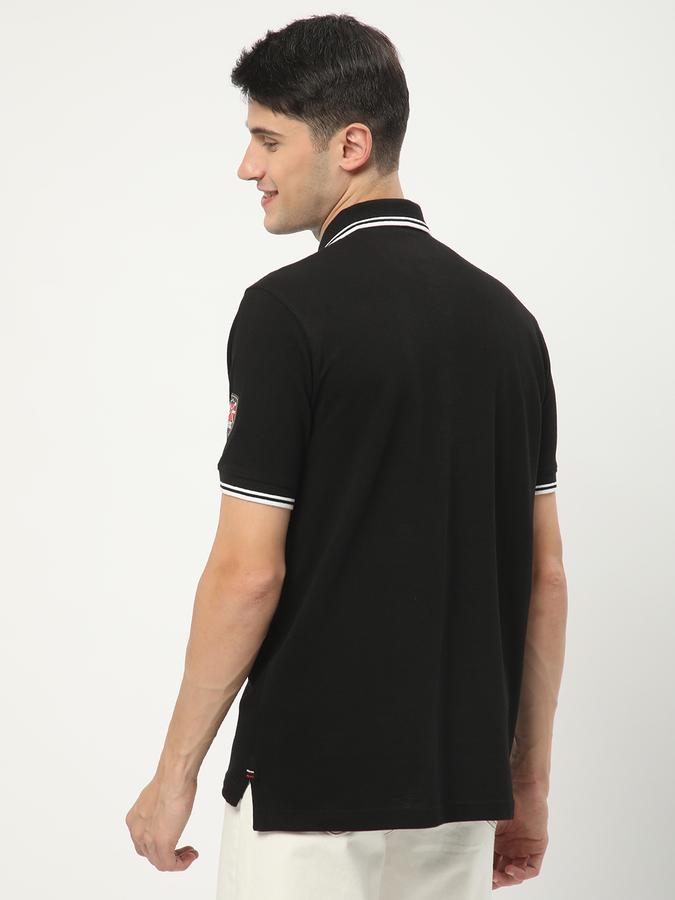 Men Embroidered Regular Fit Polo T-Shirt data-index=