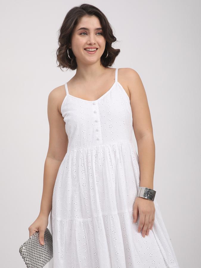 R&B Women A-line Below Knee length Dress 