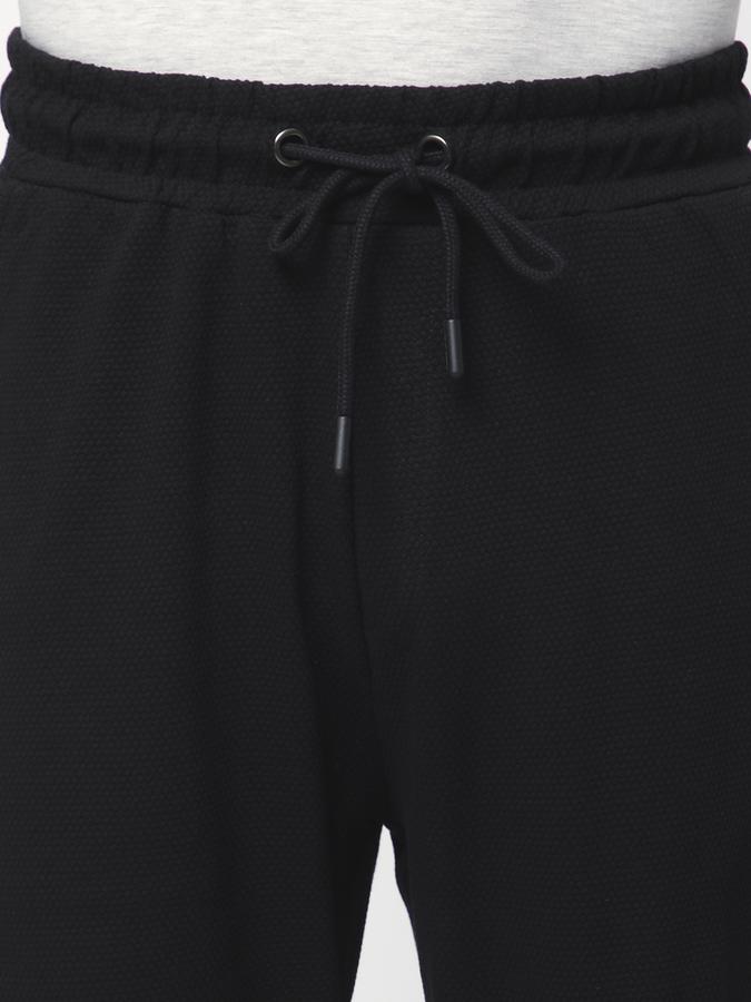 Textured Lounge Pants with Drawstring Waist image number 3