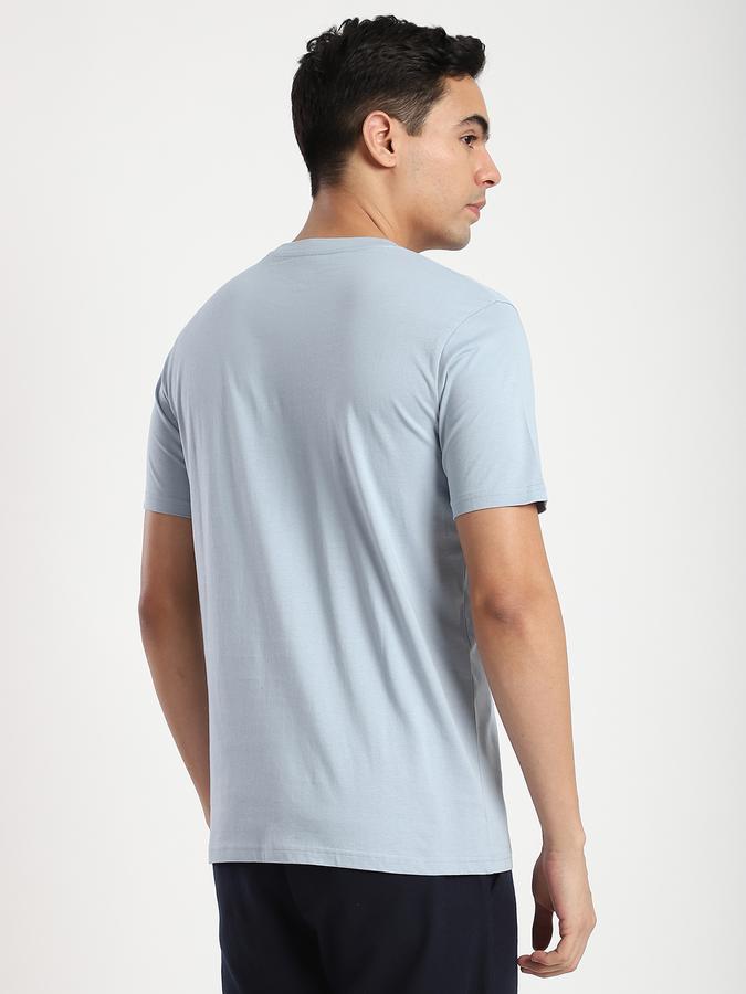 Men Cotton Regular Fit Crew Neck Graphic T-shirt