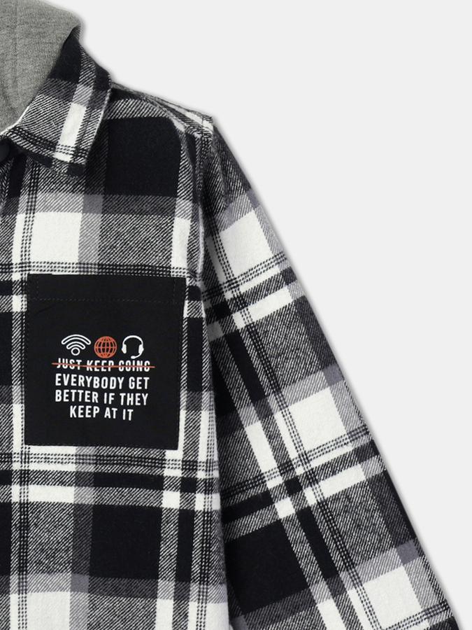 R&B Boy's Checks Shirts image number 2