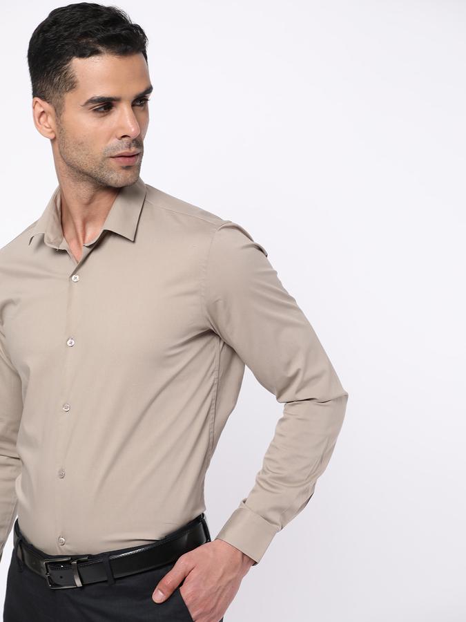 R&B Men Beige Shirts image number 0