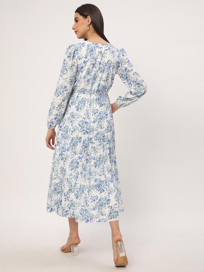Floral Print V-Neck Dress image number 2