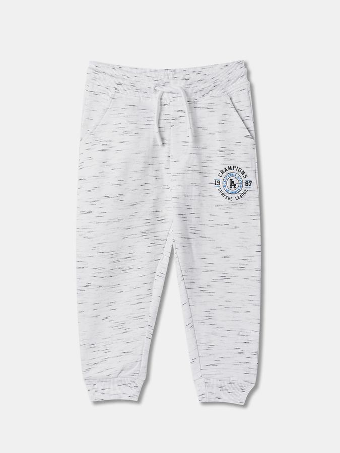 Boys Mid-Rise Joggers with Drawstring Waist