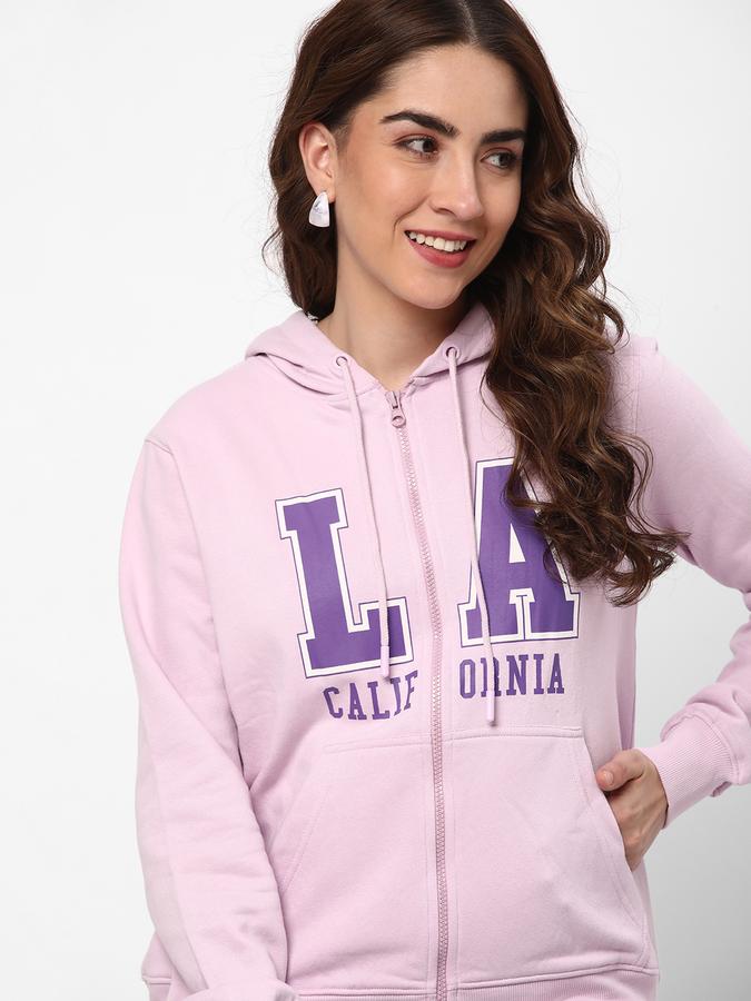 Women Typographic Print Hoodie image number 0