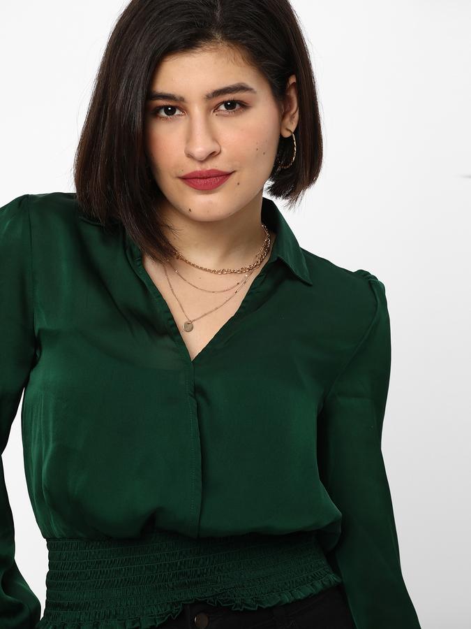 R&B Women Green Tops