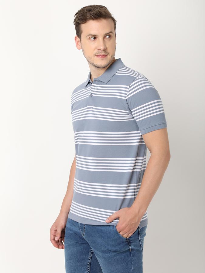Men Stripes Regular Fit T-shirt image number 1