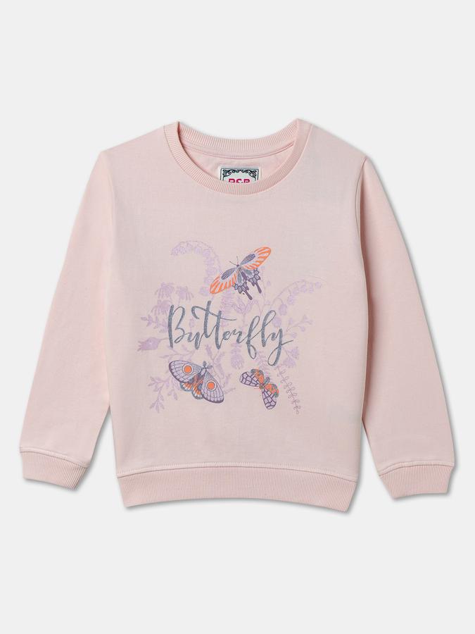 Full Sleeve Graphic Print Girls Sweatshirt image number 0