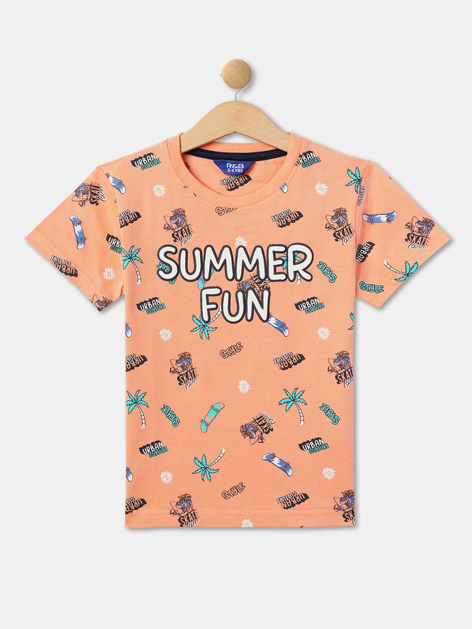 R&B Boys Orange T-Shirts
