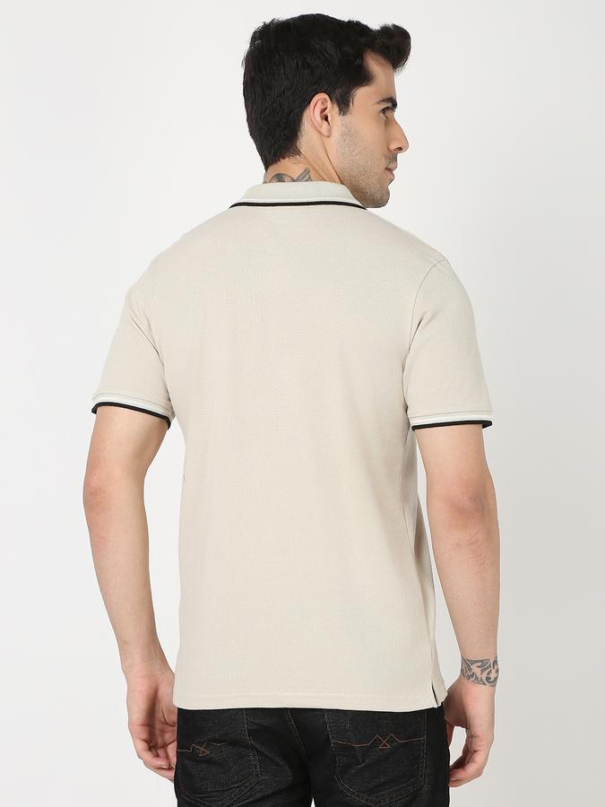 Men Regular Fit Polo T-Shirt image number 3