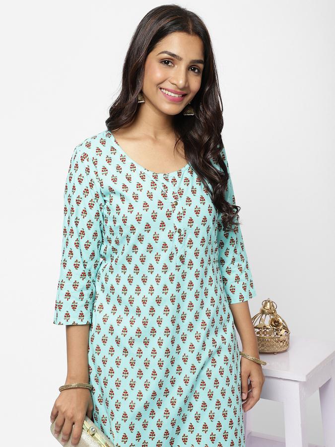 R&B Women Aqua Kurtas