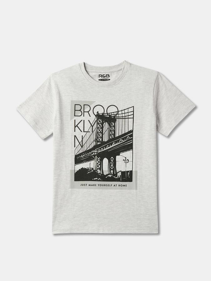 Boys Regular Fit Short Sleeve Crew Neck T-Shirt