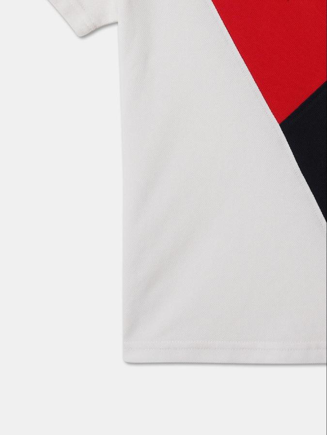 R&B Multi Cotton Round Neck Colourblocked Boy T-Shirt