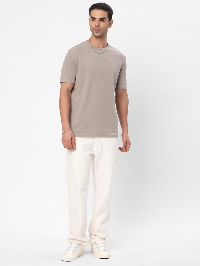 Men Regular Fit Crew-Neck T-Shirt image number 1