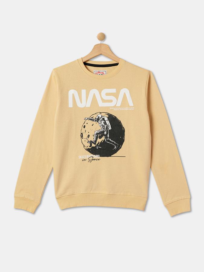 Boys Typographic Print Crew-Neck Sweatshirt image number 0