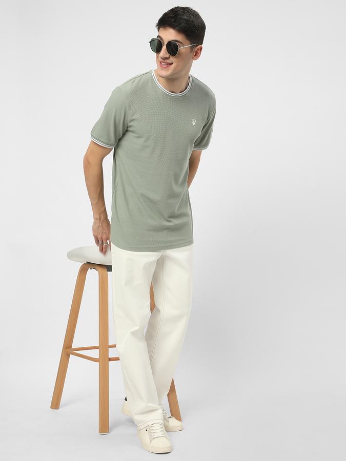 Men Regular Fit Crew-Neck T-Shirt image number 1
