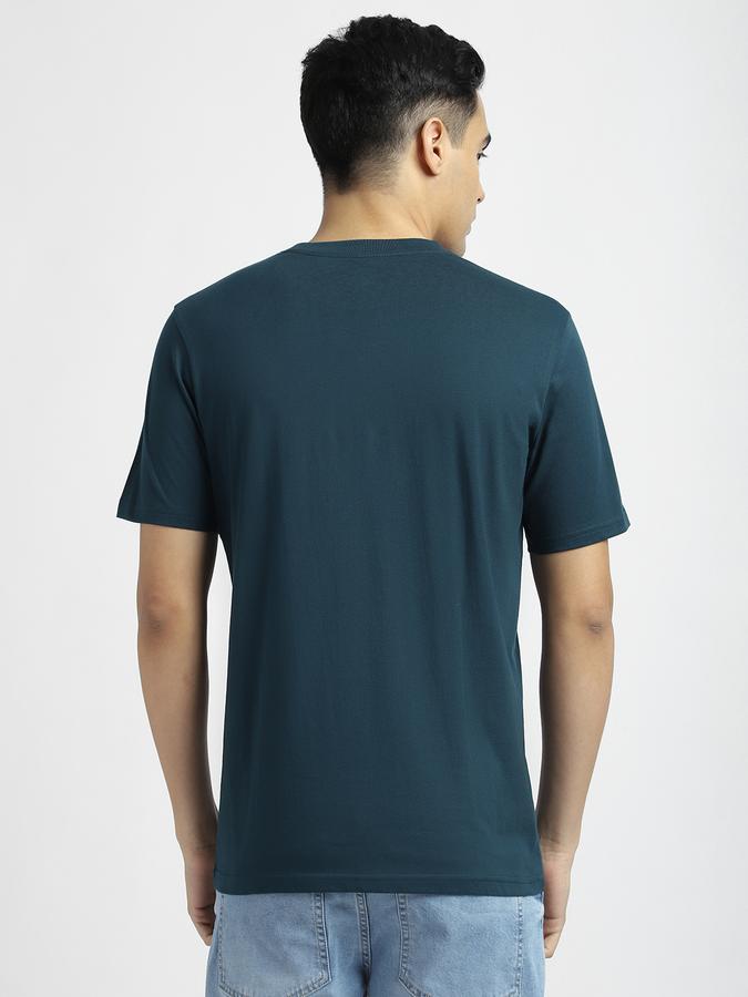 R&B Men's Indigo Printed T-Shirt