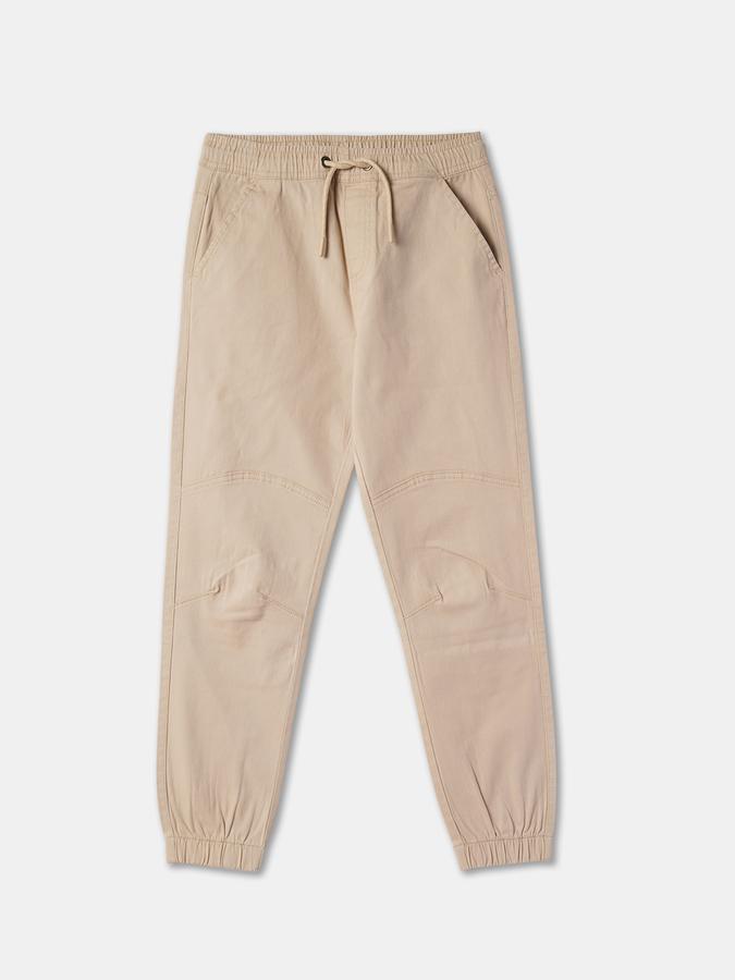 Boys Mid-Rise Straight Fit Trousers