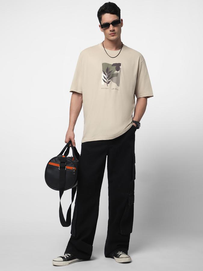 R&B MEN'S Graphic Printed T-Shirt with Crew Neck and Short Sleeves image number 1