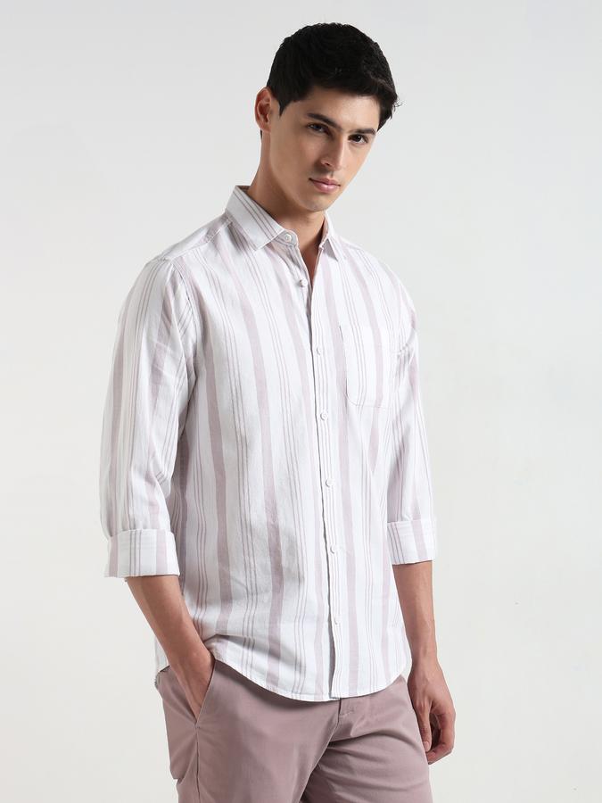 Men Striped Regular Fit Shirt image number 3