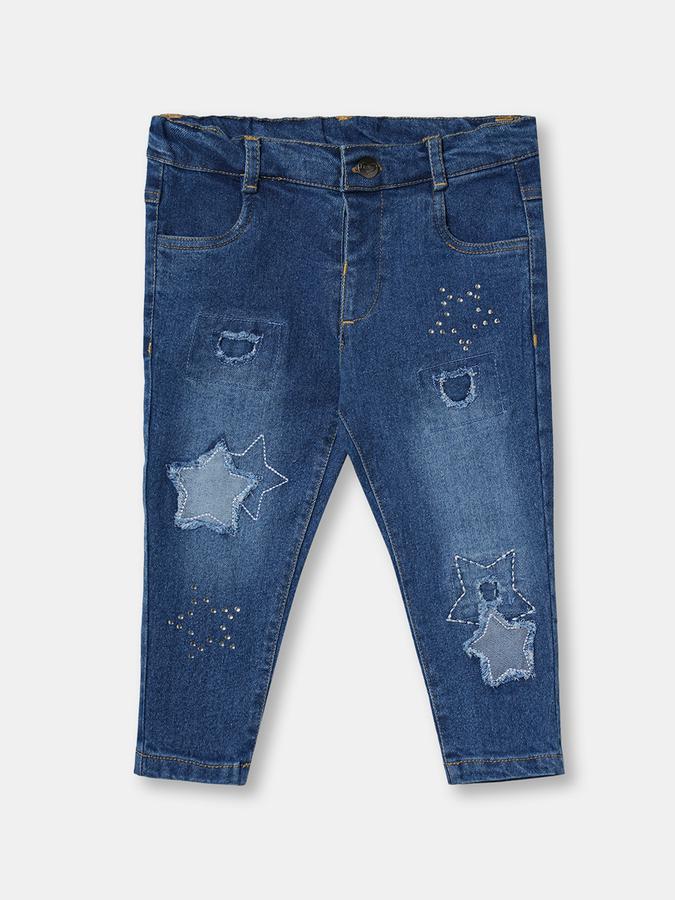 R&B Blue Girls Jeans image number 0