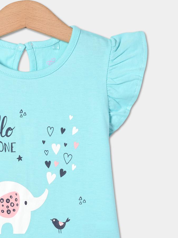 R&B Girl's Round Neck Graphic Tee image number 2