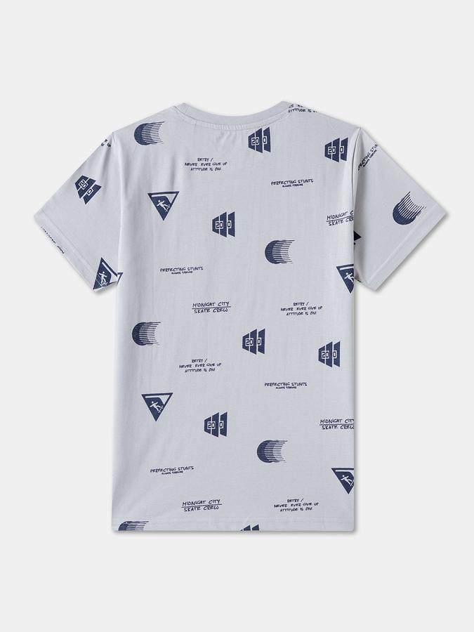 R&B BOYS AOP REGULAR GRAPHIC TEE image number 1