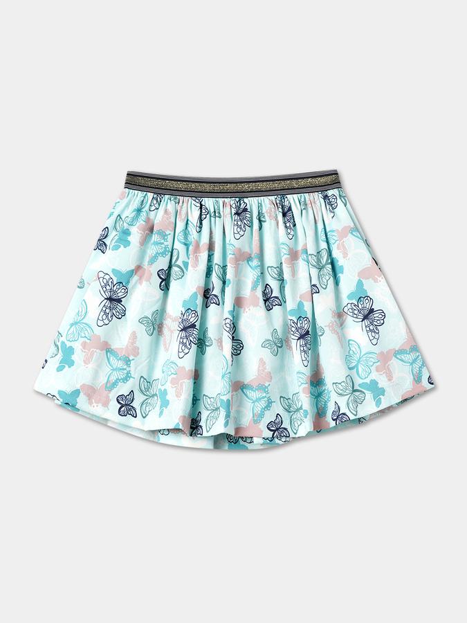 R&B Girl's Fit And Flare Woven Skirt image number 1