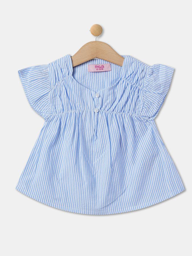 R&B Girl's All Over Printed Short Sleeves Top & Bottom Sets image number 2