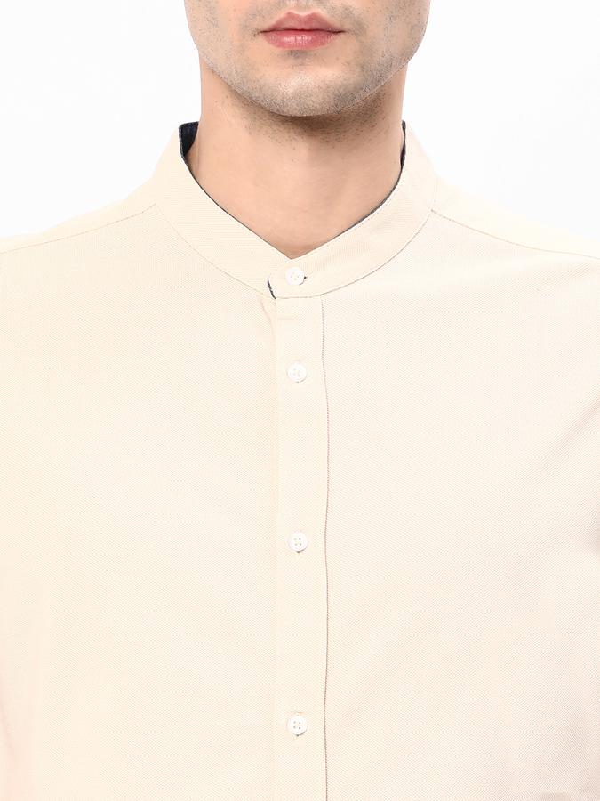 R&B Men's Casual Knitted Shirt image number 3