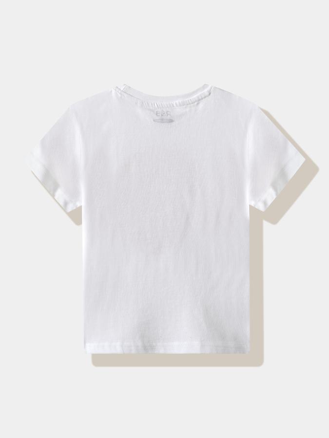 Boys Cotton Regular Fit Crew Neck Graphic T-shirt