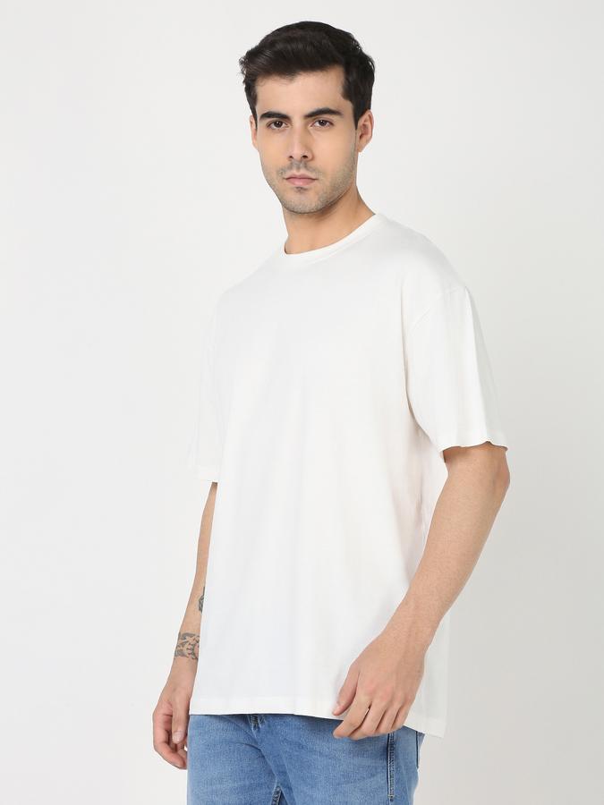 Men Oversized Crew-Neck T-Shirt image number 1