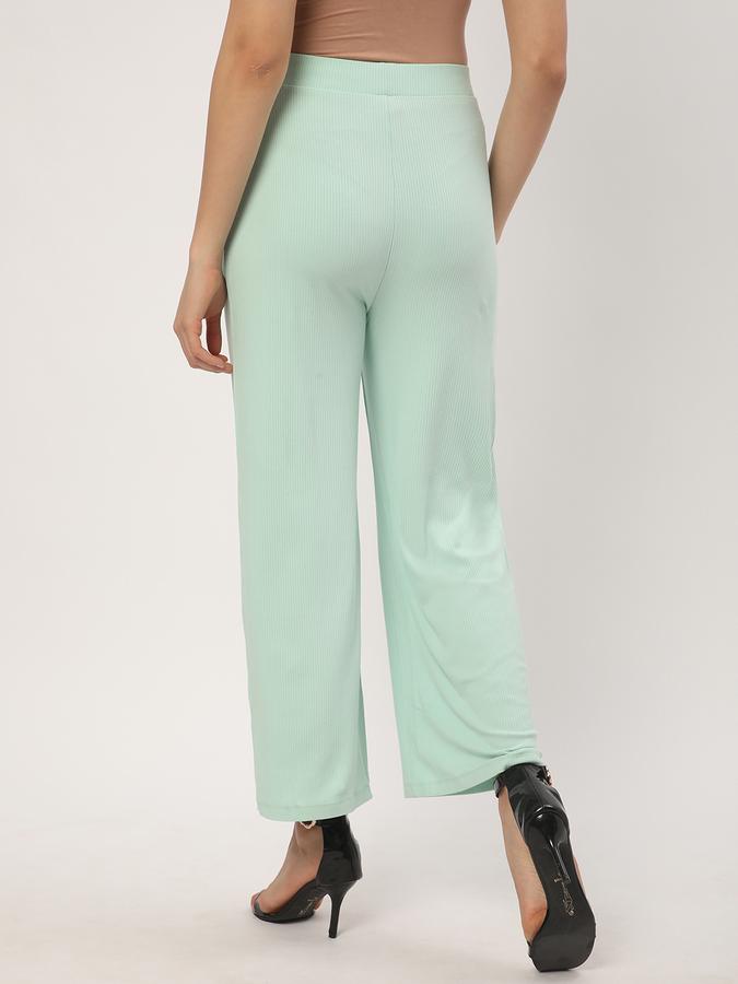 Women Relaxed Fit Flat-Front Pants image number 2