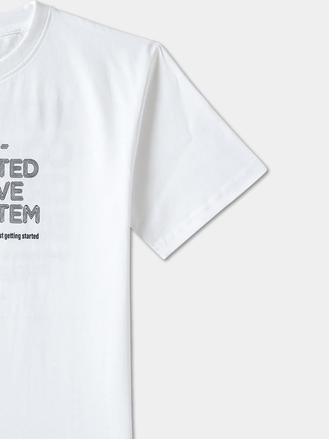 Boys Cotton Regular Fit Crew Neck Graphic T-shirt