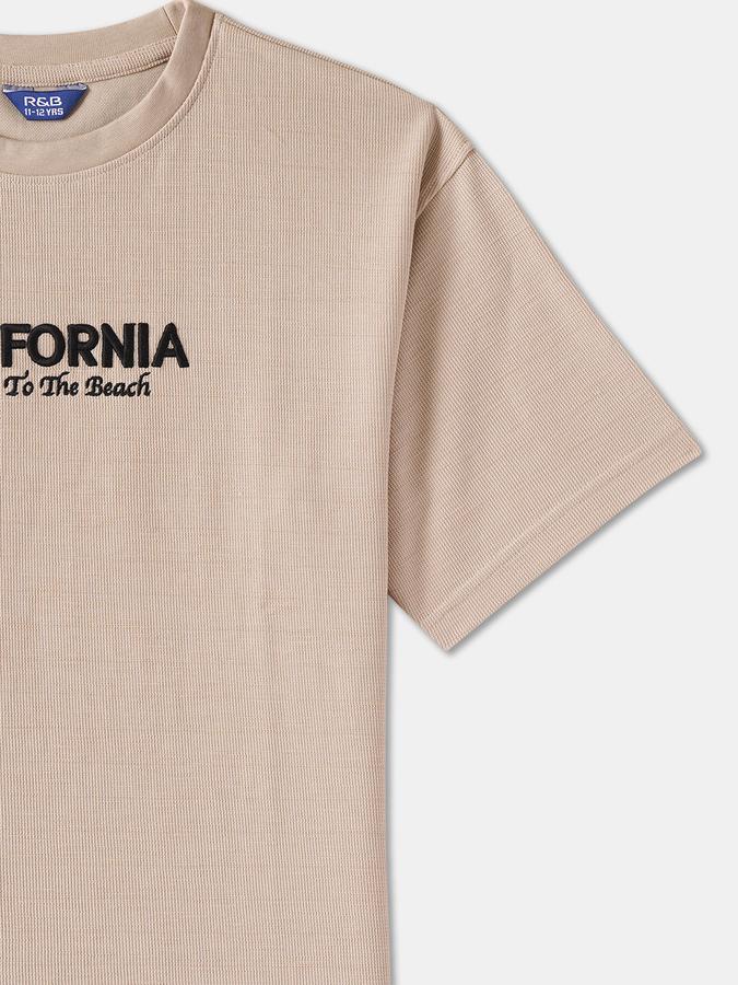 Boys Regular Fit Short Sleeve Crew Neck T-Shirt