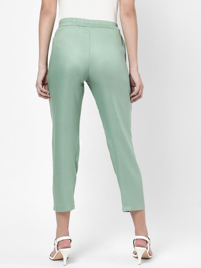 R&B Women's Solid Peg Trousers image number 2