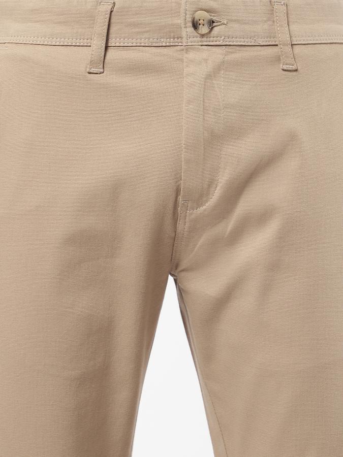 R&B Beige Men Casual Trousers image number 3