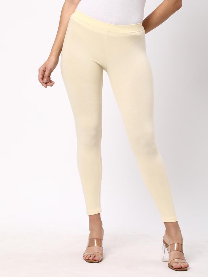 Beige Womens Leggings And Churidars - Buy Beige Womens Leggings