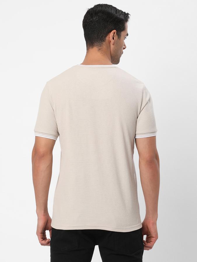 R&B Men's Solid Structured T-Shirt image number 2