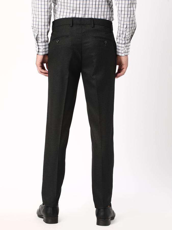 R&B Men Grey Formal Trousers image number 2