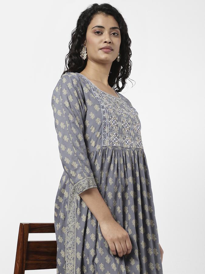 R&B Women Grey Kurtas image number 0