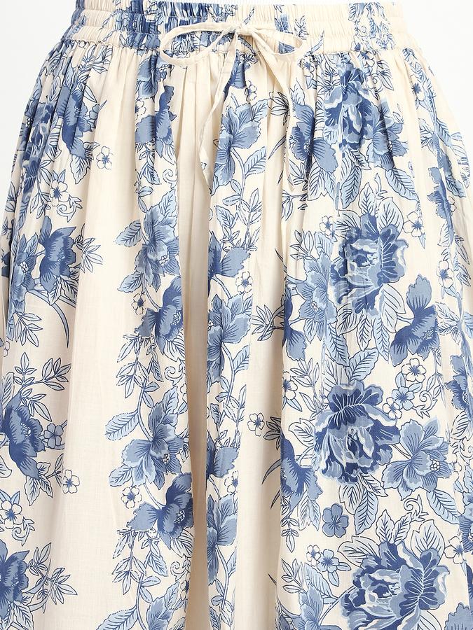 Women Cotton Maxi A-Line Skirt