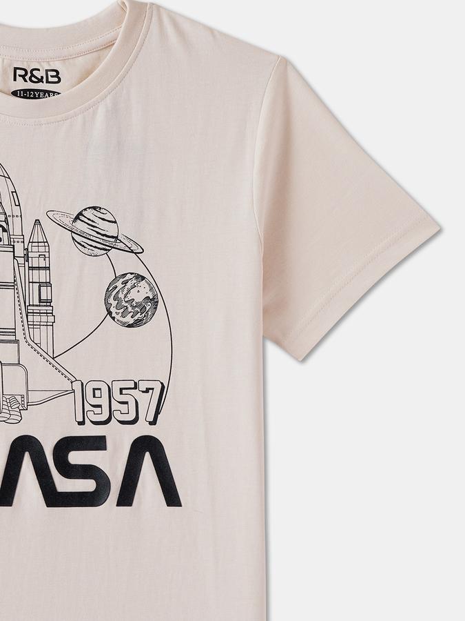 Boys Regular Fit Short Sleeve Crew Neck T-Shirt