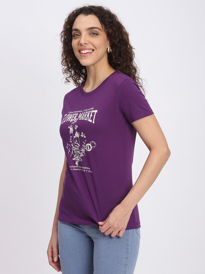 R&B Women Sunset Purple Typography Graphic T-Shirt