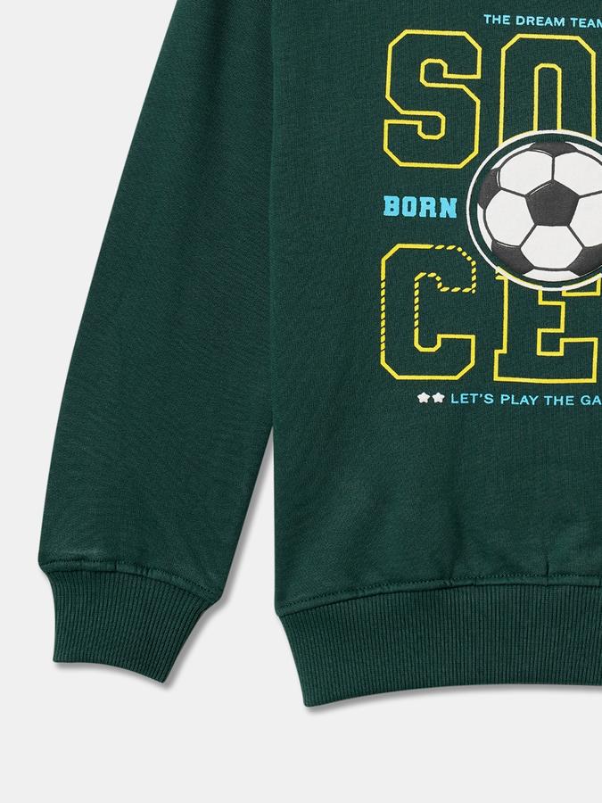 Boys Relaxed Fit Full Sleeve Crew Neck SweaT-Shirt